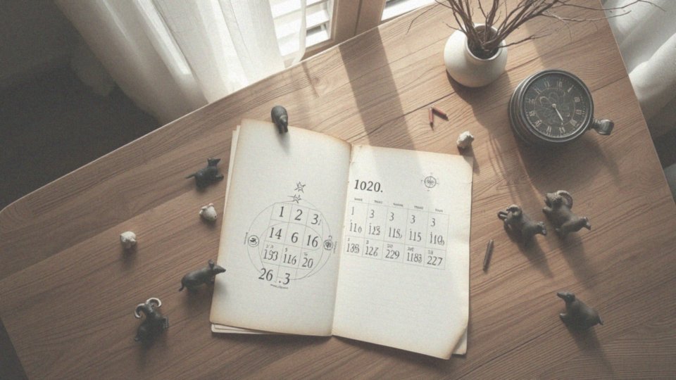 Jak układają się znaki zodiaku w kalendarzu?