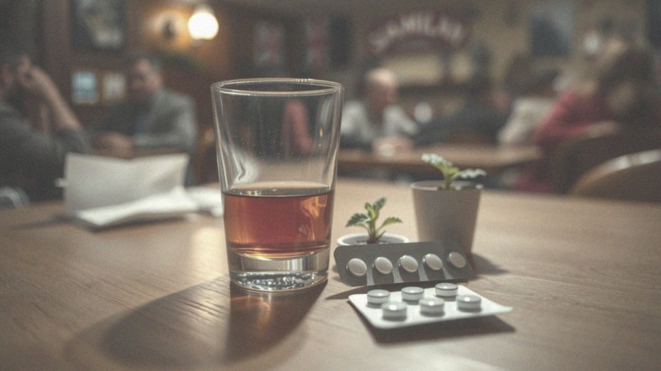 Jakie ryzyko działań niepożądanych wzrasta przy spożywaniu alkoholu z Spamilanem?