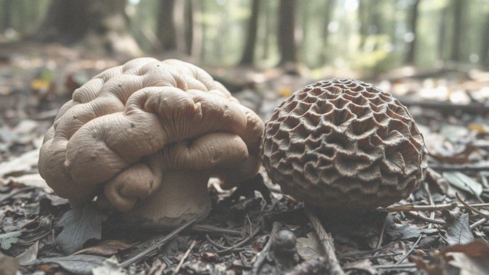 Jakie są różnice między piestrzenicą kasztanowatą a smardzem?