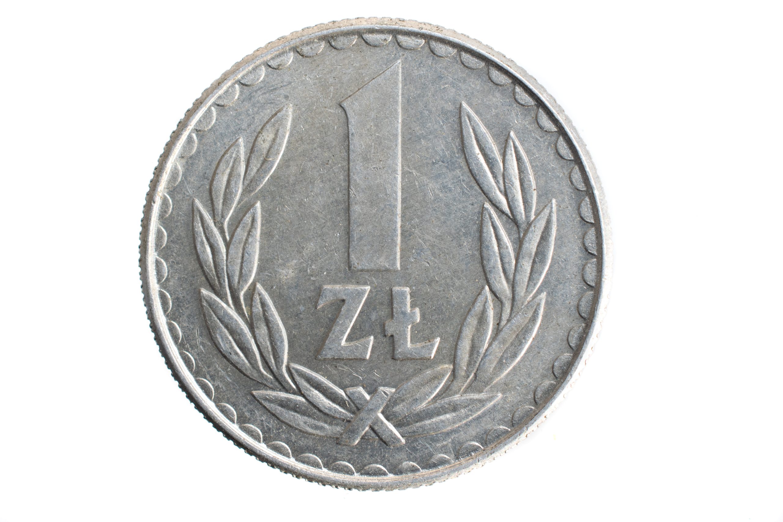 Moneta 1 złoty 1957 w stanie menniczym w slabie NGC5 złotych 1958 Rybak - porównanie wąskiej i szerokiej ósemki w dacie